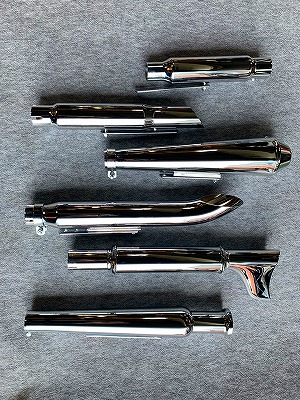 商品詳細 【カブ用ターンアウトマフラー】 « 部品屋K&W